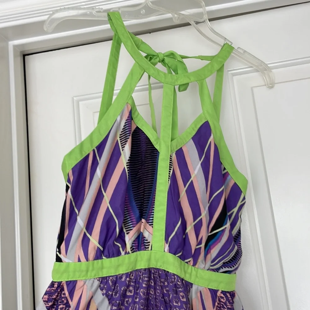 Long multi color maxi dress - Picture 2 of 4